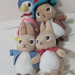 ピーターラビット　ぬいぐるみ　コンプリート　４体　セットの画像