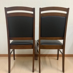 訳あり　ダイニングチェア　2脚セットの画像