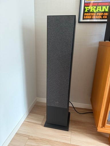 2本セット　美品　ポークオーディオ POLK AUDIO Monitor XTシリーズ フロアスタンディングスピーカー マットブラック MXT60