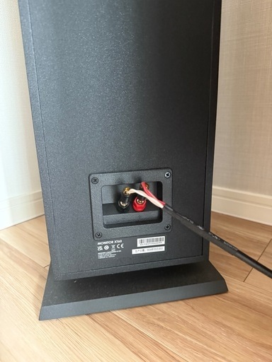 2本セット　美品　ポークオーディオ POLK AUDIO Monitor XTシリーズ フロアスタンディングスピーカー マットブラック