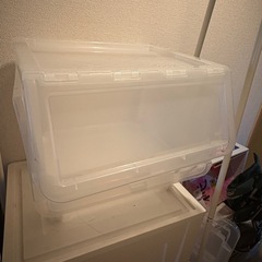 前開き収納ボックス3つセットの画像