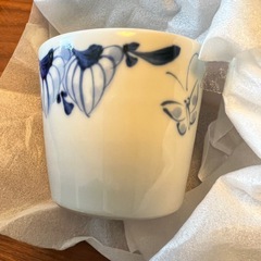 【新品】砥部焼　蕎麦猪口とスプーンの画像