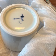 【新品】砥部焼　蕎麦猪口とスプーンの画像