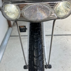 電動アシスト自転車　26インチ　パナソニック　後ろタイヤ、チューブ新品交換済　近隣有料配達可能の画像
