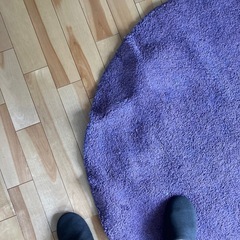 ikea 丸型ラグの画像