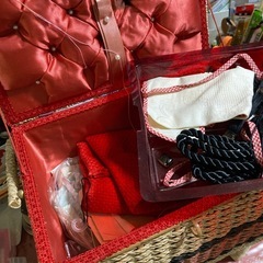 かわいい手芸用品の箱の画像