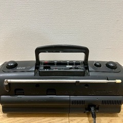 【カセット聴けず】SONY CFS-E16 ラジカセ　ブラック(黒色)の画像