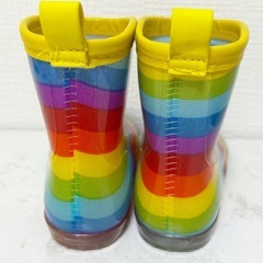 15cm　レインブーツ 長靴 レインボー 子供用 キッズの画像