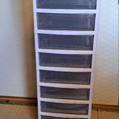 キャスター付き収納ケース 10段の画像