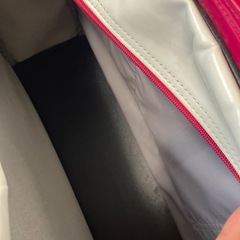 中古 adidas エナメルバッグ ショルダーバッグ ピンク×ホワイト  大きめ 部活に の画像