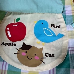 保育士 エプロン 2枚セットの画像