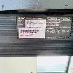 Acer KG221Q Abmix21.5インチモニター。の画像