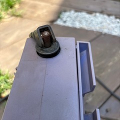 旧HITACHI製卓上糸のこジャンク品の画像