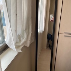 全身立て掛けミラーの画像