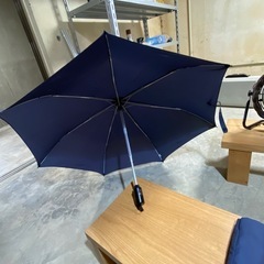 ワンプッシュで傘が開く 折りたたみ傘の画像