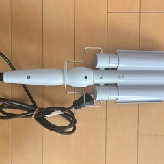 3連 バレル ヘアアイロン の画像