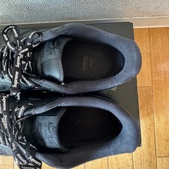 Supreme × Nike Air Force 1 Low "Black" ナイキ エアフォース 1の画像