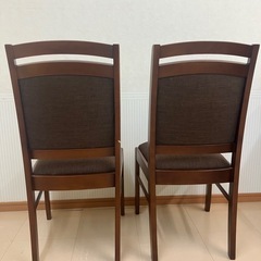 訳ありC級品　ダイニングチェア2脚セットの画像