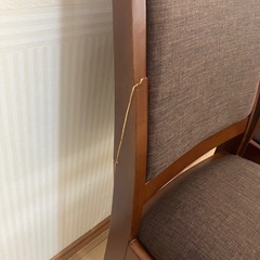 訳ありC級品　ダイニングチェア2脚セットの画像
