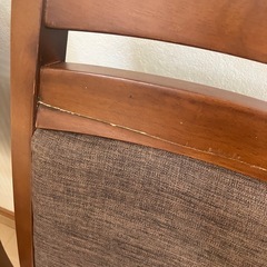 訳ありC級品　ダイニングチェア2脚セットの画像