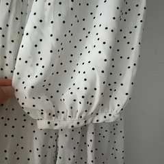 ドット ブラウス Mの画像