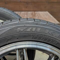 中古16インチアルミホイール  タイヤ195/55/16（おまけ有り）の画像