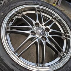 中古16インチアルミホイール  タイヤ195/55/16（おまけ有り）の画像