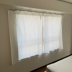 無印良品 カーテン 白 2枚セット
の画像