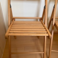 折りたたみ椅子　チェア　2脚セットの画像