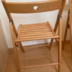 折りたたみ椅子　チェア　2脚セットの画像
