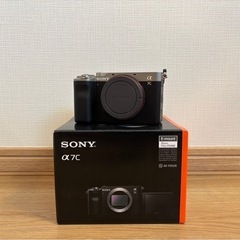 【シャッター数2,484枚！美品！！】　SONY a7c 本体のみ！の画像