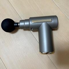 【美品】マッサージガン グレー ハンディタイプ 【各種アタッチメント付属】の画像