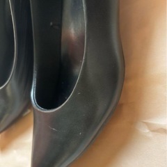 GU マシュマロパンプス　ヒール4.5cm ブラック　23.0cmの画像
