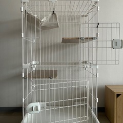 猫用 ケージ ハンモック付き！の画像