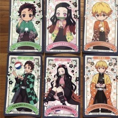 新品、未使用。 鬼滅の刃　限定シール　箔押し　18枚コンプセット。  の画像
