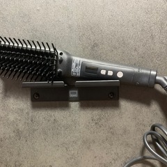 SALONIA ストレートヘアブラシスリム ブラック SL-012BKSの画像