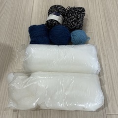 【手芸用品】端切れ✿毛糸✿綿の画像