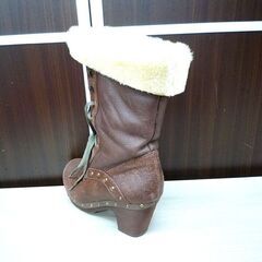 ブーツ ボアブーツ ブラウン サイズ7(24.0cm) Miz-Mooz 中古 苫小牧西店の画像