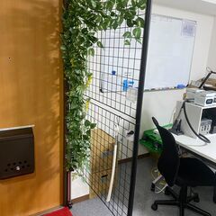 山善(YAMAZEN) 突っ張りパーテーション (ワイヤータイプ)2枚セットの画像
