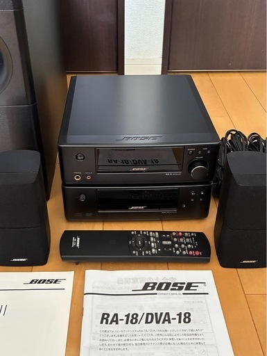 BOSE ボーズ スピーカーシステム AM-5III + RA-18/DVA-18 CD/DVDプレーヤー アンプ