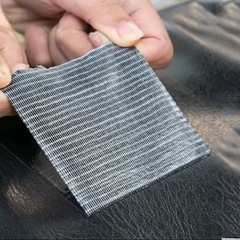 強力粘着！レザー/ビニール補修テープ 黒 5cm×10m 2個 DIYの画像