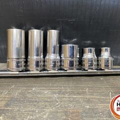 【久留米】【引き取り限定】【中古品】Snap-on スナップオン FSM ソケットセット 3/8dr 6角 6点セット (FSM81・FSM101・FSM151・FSMS10・FSMS12・FSMS14)の画像