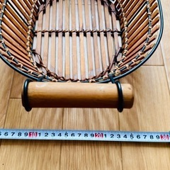 【差し上げます】木製のカゴの画像