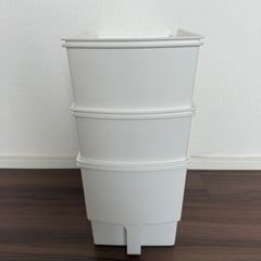 収納ボックス/ストッカー/取っ手付き/吊り戸棚/3個セットの画像