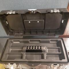 ☆［新品 ］ツールボックス   🔧Mサイズ (40×18×18)／ブラック&シルバー／（沖縄市）KODENの画像