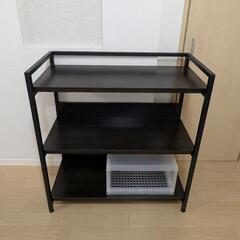 収納ラック＋プラスチックケース　の画像