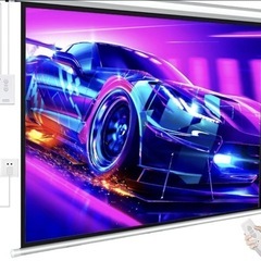 電動スクリーン　120インチ　リモコン付き　新品未使用の画像