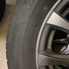 165/70r 14スタッドレスタイヤbridgestone36週2022年とホイール4本セットの画像