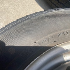 145/80R12 鉄チンホイール付きの画像