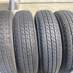 145/80R12 鉄チンホイール付きの画像